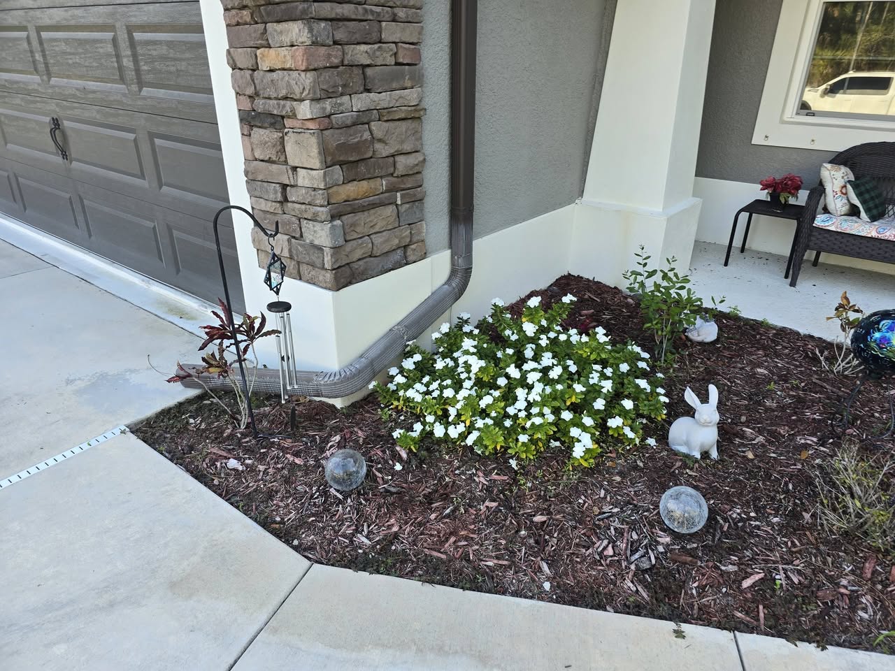 Before — Low-maintenance, sharp-looking landscape